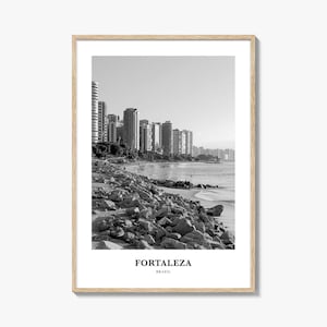 Fortaleza Wall Art, Fortaleza Wall Decor, Fortaleza Poster, Fortaleza Home Decor, Fortaleza Travel Gift, Fortaleza Travel Print
