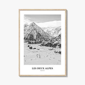 Les Deux Alpes Wall Art, Les Deux Alpes Wall Decor, Les Deux Alpes Poster, Les Deux Alpes Home Decor, Les Deux Alpes Travel Gift, Travel
