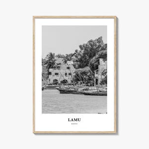 Lamu Wall Art, Lamu Wall Decor, Lamu Poster, Lamu Home Decor, Lamu Travel Gift, Lamu Travel Print