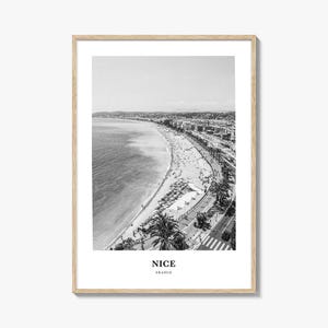 Nice Wall Art, Nice Wall Decor, Nice Poster, Nice Home Decor, Nice Travel Gift, Nice Travel Print