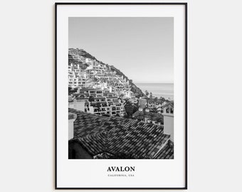 Avalon Wall Art California, Avalon Wall Decor, Avalon Poster, Avalon Home Decor, Avalon Travel Gift, Avalon Travel Print