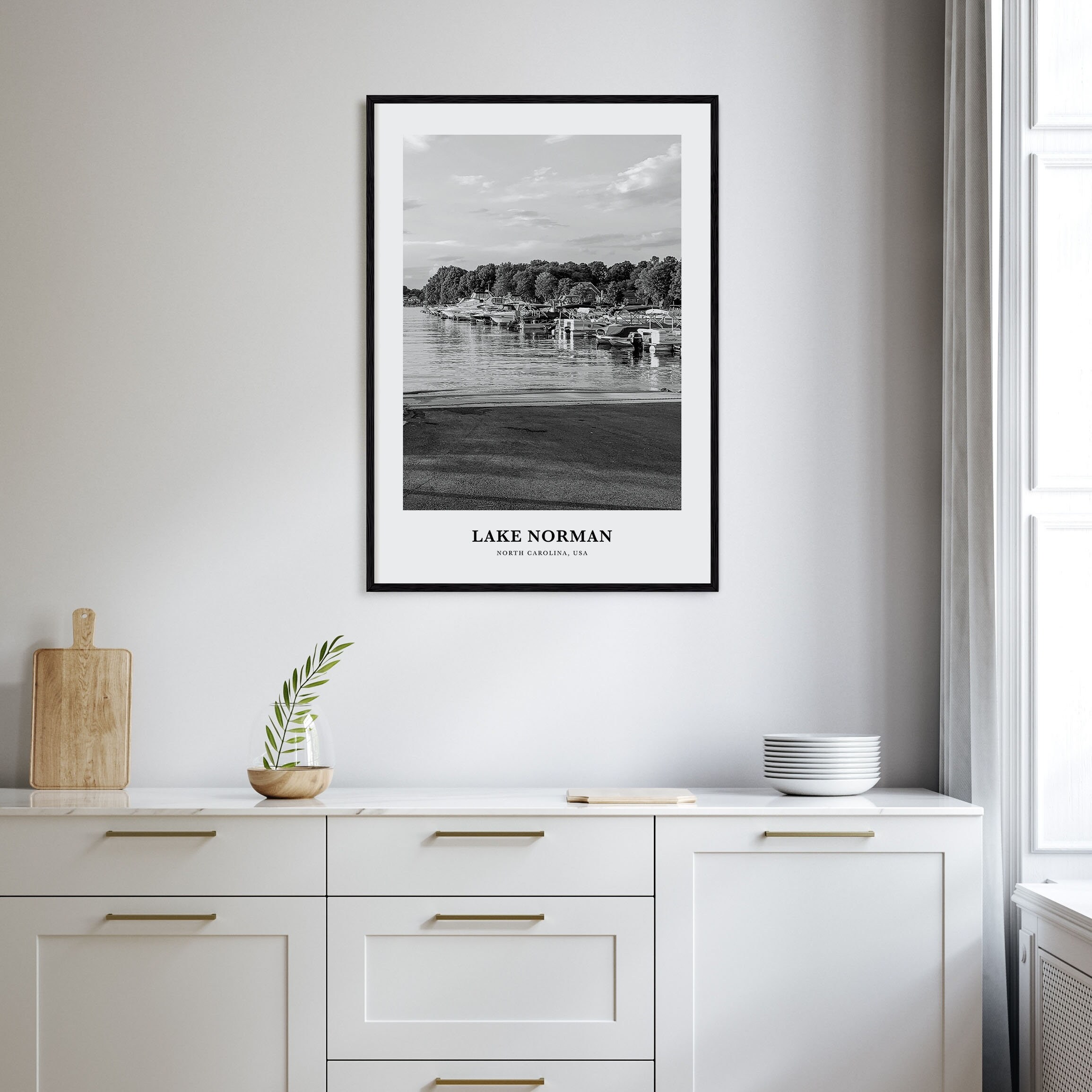 Lake Norman Wall Art, Lake Norman Wall Decor, Lake Norman Poster, Lake Norman Home Decor, Lake