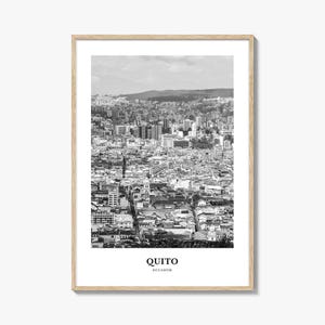 Quito Wall Art, Quito Wall Decor, Quito Poster, Quito Home Decor, Quito Travel Gift, Quito Travel Print