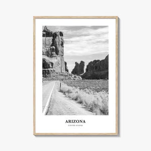 Arizona Wall Art No 2, Arizona Wall Decor, Arizona Poster, Arizona Home Decor, Arizona Travel Gift, Arizona Travel Print