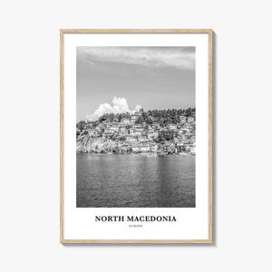 North Macedonia Wall Art, North Macedonia Wall Decor, North Macedonia Poster, North Macedonia Home Decor, North Macedonia Travel Gift