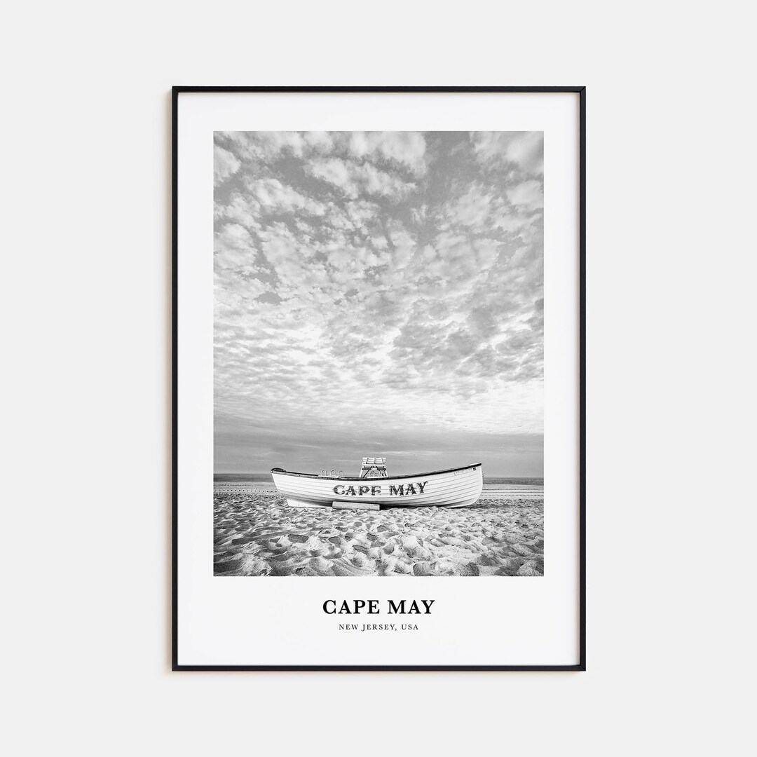 Cape May Wall Art, Cape May Wall Decor, Cape May Poster, Cape May Home