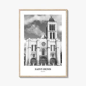 Saint Denis Wall Art, Saint-Denis Wall Decor, Saint-Denis Poster, Saint-Denis Home Decor, Saint-Denis Travel Gift, Saint-Denis Travel Print