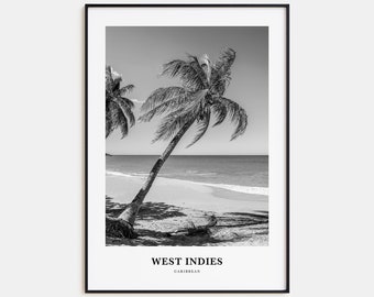 West Indies Wall Art, West Indies Wall Decor, West Indies Poster, West Indies Home Decor, West Indies Travel Gift, West Indies Travel Print