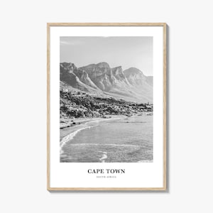 Cape Town Wall Art No 1, Cape Town Wall Decor, Cape Town Poster, Cape Town Home Decor, Cape Town Travel Gift, Cape Town Travel Print