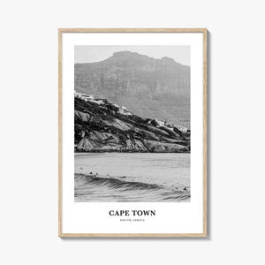 Cape Town Wall Art No 2, Cape Town Wall Decor, Cape Town Poster, Cape Town Home Decor, Cape Town Travel Gift, Cape Town Travel Print