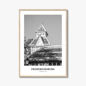 Fredericksburg Wall Art, Fredericksburg Wall Decor, Fredericksburg Poster, Fredericksburg Home Decor, Fredericksburg Travel Gift, Travel