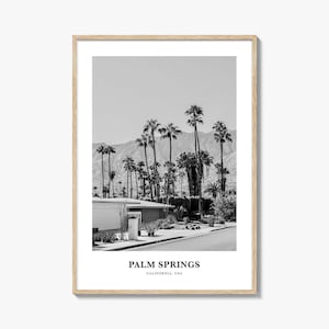 Palm Springs Wall Art No 3, Palm Springs Wall Decor, Palm Springs Poster, Palm Springs Home Decor, Palm Springs Travel Gift, Palm Springs