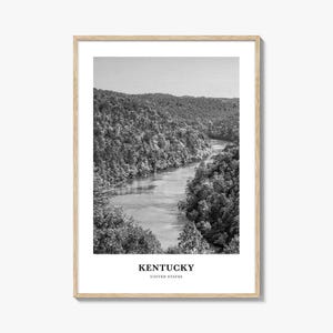 Kentucky Wall Art, Kentucky Wall Decor, Kentucky Poster, Kentucky Home Decor, Kentucky Travel Gift, Kentucky Travel Print