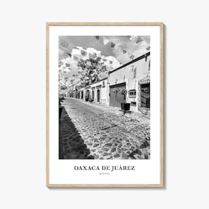 Oaxaca De Juarez Wall Art, Oaxaca de Juárez Wall Decor, Oaxaca de Juárez Poster, Oaxaca de Juárez Home Decor, Oaxaca de Juárez Travel Gift