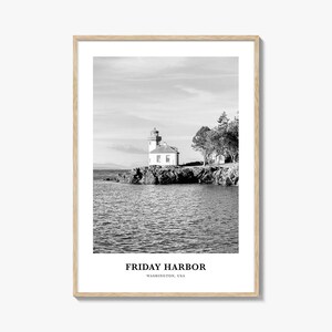 Friday Harbor Wall Art, Friday Harbor Wall Decor, Friday Harbor Poster, Friday Harbor Home Decor, Friday Harbor Travel Gift, Travel Print