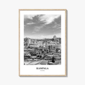 Kampala Wall Art, Kampala Wall Decor, Kampala Poster, Kampala Home Decor, Kampala Travel Gift, Kampala Travel Print