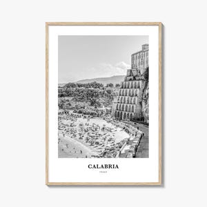 Arte de parede da Calábria, decoração de parede da Calábria, pôster da Calábria, decoração de casa da Calábria, presente de viagem da Calábria, impressão de viagem da Calábria