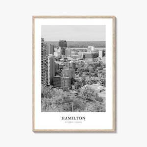 Hamilton Wall Art Canada No 1, Hamilton Wall Decor, Hamilton Poster, Hamilton Home Decor, Hamilton Travel Gift, Hamilton Travel Print