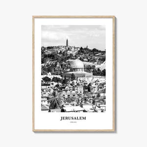 Jerusalem Wall Art, Jerusalem Wall Decor, Jerusalem Poster, Jerusalem Home Decor, Jerusalem Travel Gift, Jerusalem Travel Print