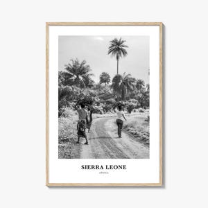 Sierra Leone Wall Art, Sierra Leone Wall Decor, Sierra Leone Poster, Sierra Leone Home Decor, Sierra Leone Travel Gift, Sierra Leone Travel