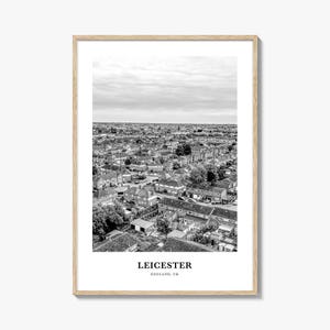 Leicester Wall Art, Leicester Wall Decor, Leicester Poster, Leicester Home Decor, Leicester Travel Gift, Leicester Travel Print