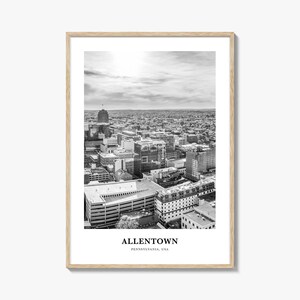 Allentown Wall Art, Allentown Wall Decor, Allentown Poster, Allentown Home Decor, Allentown Travel Gift, Allentown Travel Print