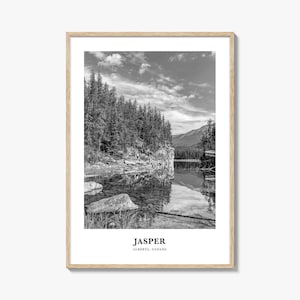 Jasper National Park Poster: Alberta Travel Photography Print