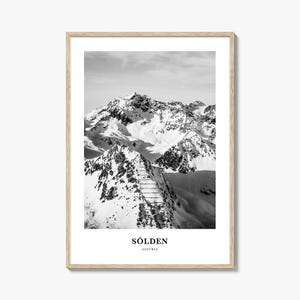 Solden Wall Art, Sölden Wall Decor, Sölden Poster, Sölden Home Decor, Sölden Travel Gift, Sölden Travel Print