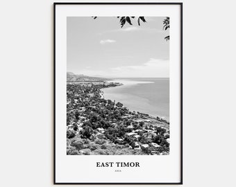 East Timor Wall Art, East Timor Wall Decor, East Timor Poster, East Timor Home Decor, East Timor Travel Gift, East Timor Travel Print