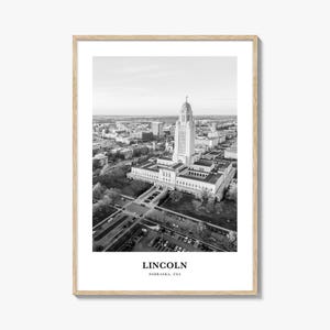 Lincoln Wandkunst, Lincoln Wanddekor, Lincoln Poster, Lincoln Wohnkultur, Lincoln Reisegeschenk, Lincoln Reisedruck