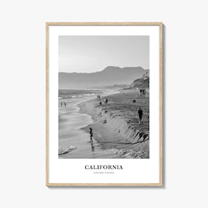 California Wall Art No 1, California Wall Decor, California Poster, California Home Decor, California Travel Gift, California Travel Print