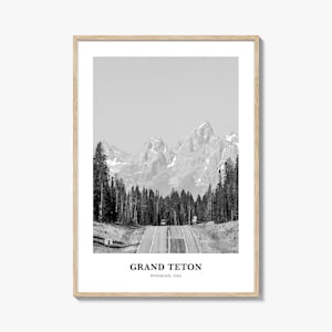 Grand Teton National Park Poster: Wyoming Travel Photography