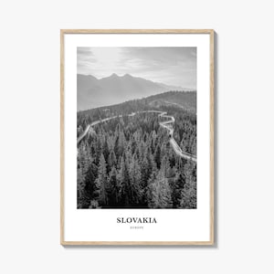 Slovakia Wall Art, Slovakia Wall Decor, Slovakia Poster, Slovakia Home Decor, Slovakia Travel Gift, Slovakia Travel Print
