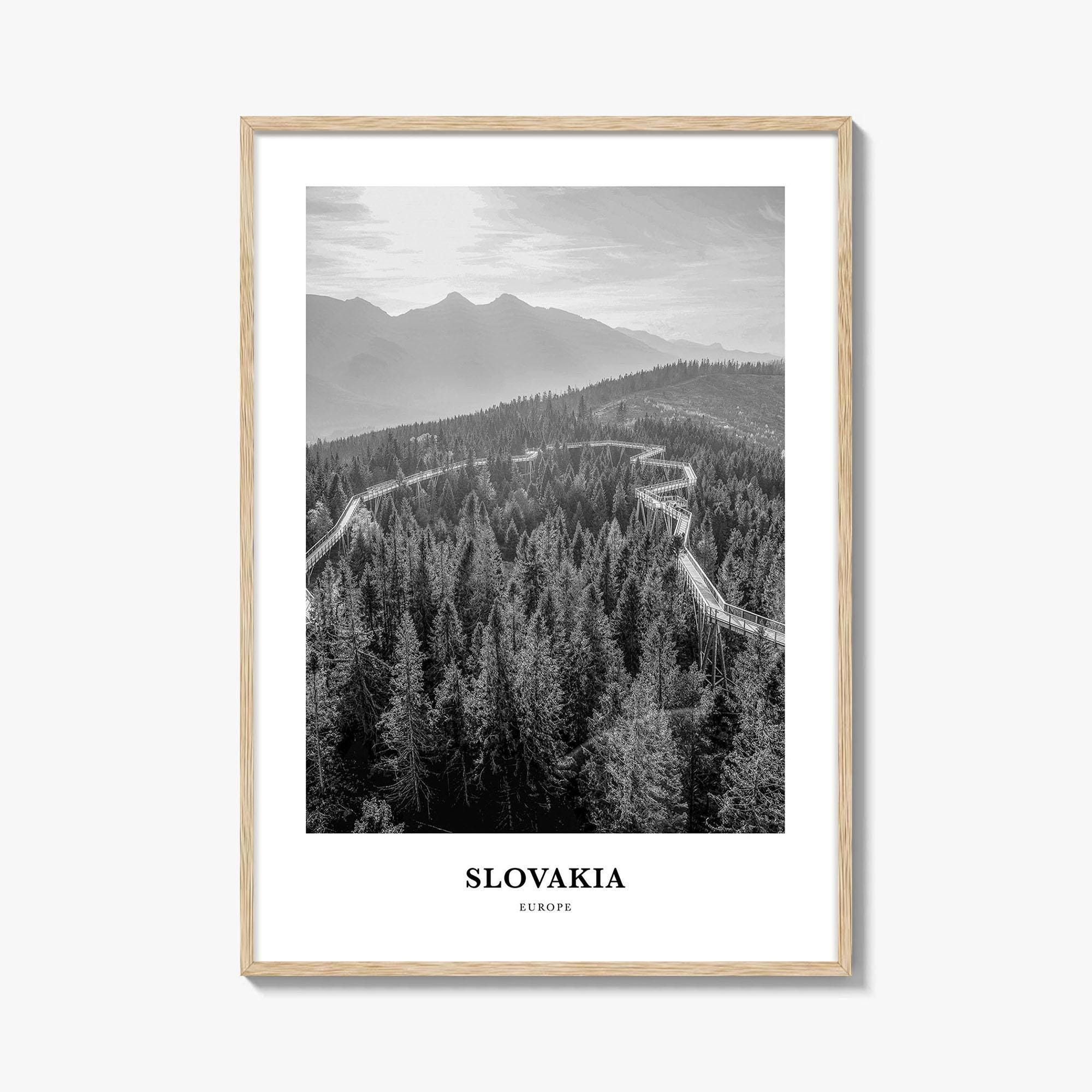 Slovakia Wall Art, Slovakia Wall Decor, Slovakia Poster, Slovakia Home Decor, Slovakia Travel Gift, Slovakia Travel Print
