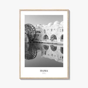 Hama Wall Art, Hama Wall Decor, Hama Poster, Hama Home Decor, Hama Travel Gift, Hama Travel Print