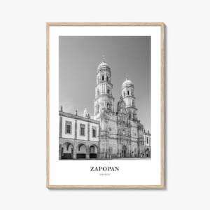 Zapopan Wall Art, Zapopan Wall Decor, Zapopan Poster, Zapopan Home Decor, Zapopan Travel Gift, Zapopan Travel Print