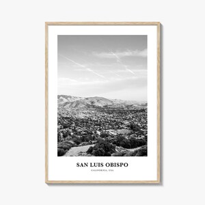 San Luis Obispo Wall Art, San Luis Obispo Wall Decor, San Luis Obispo Poster, San Luis Obispo Home Decor, San Luis Obispo Travel Gift