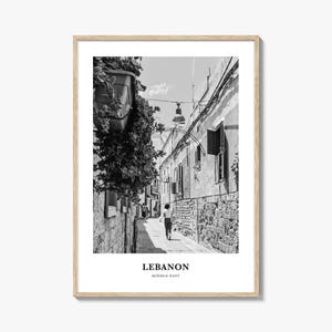 Lebanon Wall Art No 4, Lebanon Wall Decor, Lebanon Poster, Lebanon Home Decor, Lebanon Travel Gift, Lebanon Travel Print