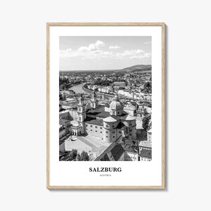 Salzburg Wall Art, Salzburg Wall Decor, Salzburg Poster, Salzburg Home Decor, Salzburg Travel Gift, Salzburg Travel Print