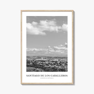 Santiago de los Caballeros Wandkunst, Santiago de los Caballeros Wanddekoration, Santiago de los Caballeros Poster, Wohnkultur, Reisegeschenk