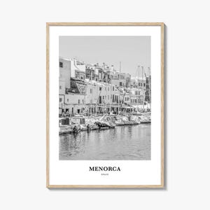 Menorca Wall Art, Menorca Wall Decor, Menorca Poster, Menorca Home Decor, Menorca Travel Gift, Menorca Travel Print