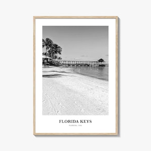 Florida Keys Wall Art, Florida Keys Wall Decor, Florida Keys Poster, Florida Keys Home Decor, Florida Keys Travel Gift, Florida Keys Travel