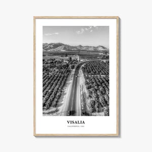 Visalia Wall Art, Visalia Wall Decor, Visalia Poster, Visalia Home Decor, Visalia Travel Gift, Visalia Travel Print
