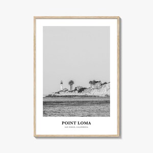 Point Loma Wall Art, Point Loma Wall Decor, Point Loma Poster, Point Loma Home Decor, Point Loma Travel Gift, Point Loma Travel Print