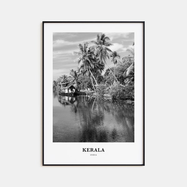 Kerala Wall Art, Kerala Wall Decor, Kerala Poster, Kerala Home Decor, Kerala Travel Gift, Kerala Travel Print