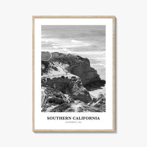 Southern California Wall Art, Southern California Wall Decor, Southern California Poster, Southern California Home Decor, Travel Gift, Print