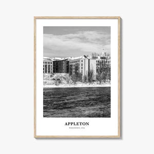 Appleton Wall Art, Appleton Wall Decor, Appleton Poster, Appleton Home Decor, Appleton Travel Gift, Appleton Travel Print