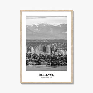 Bellevue Wall Art No 1, Bellevue Wall Decor, Bellevue Poster, Bellevue Home Decor, Bellevue Travel Gift, Bellevue Travel Print