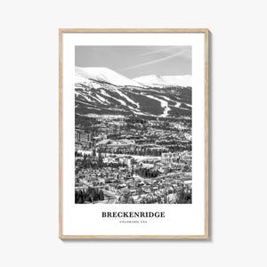Breckenridge kunst aan de muur, Breckenridge muur decor, Breckenridge poster, Breckenridge woondecoratie, Breckenridge reiscadeau, Breckenridge reizen
