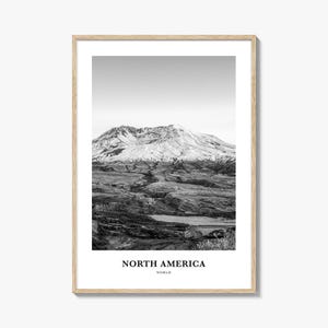 North America Wall Art, North America Wall Decor, North America Poster, North America Home Decor, North America Travel Gift, Travel Print
